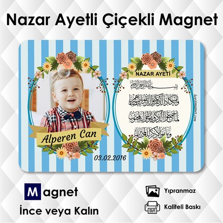 Nazar Ayetli Mevlüd Magneti