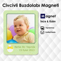 Erkek Bebekler İçin Resimli Magnet