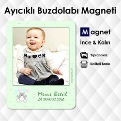 Kız Bebekler İçin Fotolu Buzdolabı Magnetleri