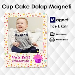 CupCake'li Buzdolabı Süsü