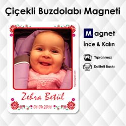 Kız Bebekler İçin Resimli Magnet