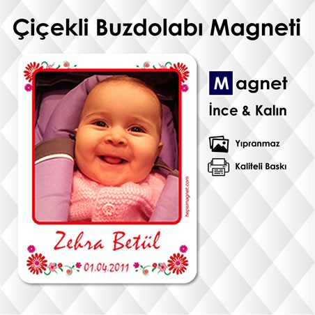 Kız Bebekler İçin Resimli Magnet Kız Bebekler İçin Resimli Magnet