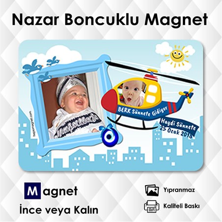 Helikopterli Sünnet Magnet Çeşitleri