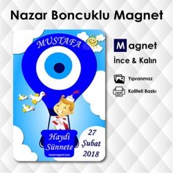 Uçan Balon Nazar Boncuk Sünnet İçin Magnet