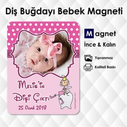 Kız Bebeklere Diş Bugdayı Magnet