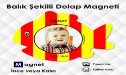 Gs'li Balık Bebekler İçin FotoMagnet