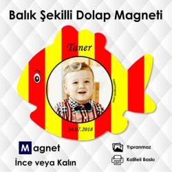 Gs'li Balık Bebekler İçin FotoMagnet