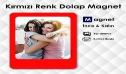 Kırmızı  Rengin Tüm Tonları İle Magnet