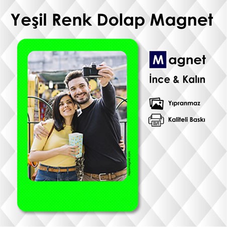 Yeşil Renk Tonu İle Magnet Yeşil Renk Tonu İle Magnet