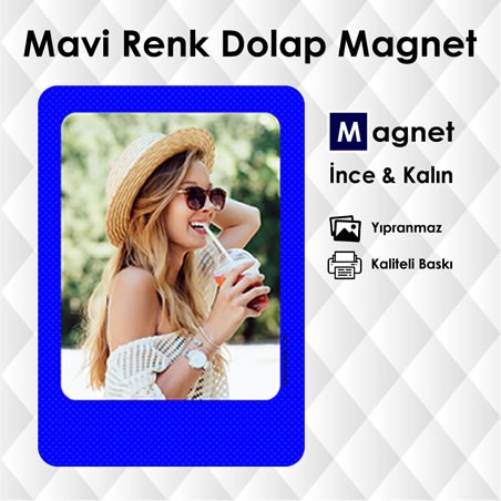Mavi Renk Tonu İle Magnet Mavi Renk Tonu İle Magnet