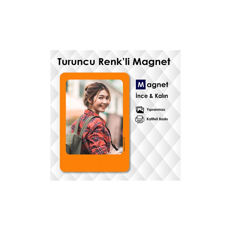 Turuncu Renk Tonu İle Magnet