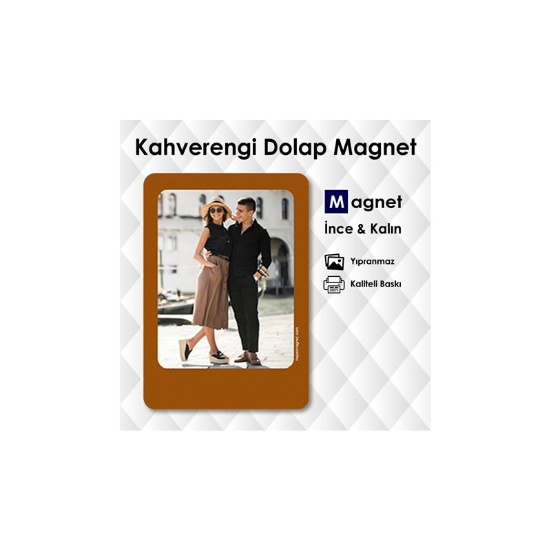 Kahverengi Renk Tonu İle Magnet