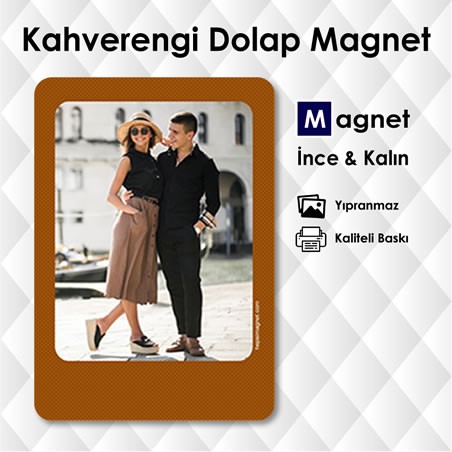 Kahverengi Renk Tonu İle Magnet