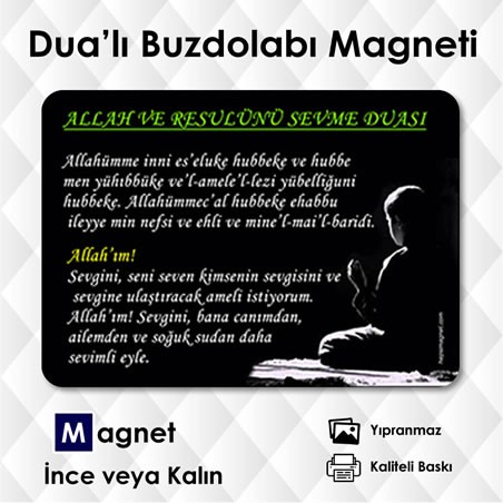 Allah Ve Resulünü Sevme Duası