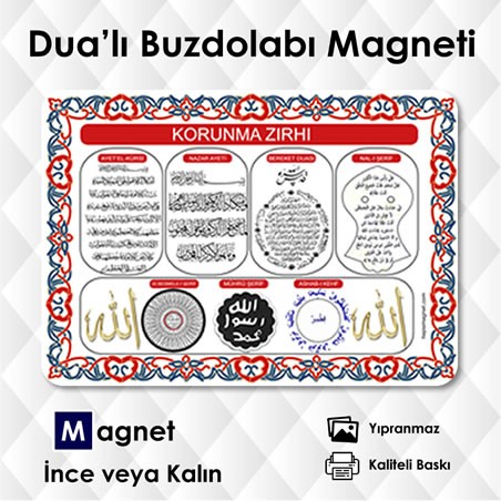 Korunma Zırhı Buzdolabı Magneti Korunma Zırhı Buzdolabı Magneti