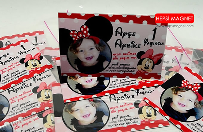 minnie-mouseli-kiz-bebekler-icin-buzdolabi-magnet