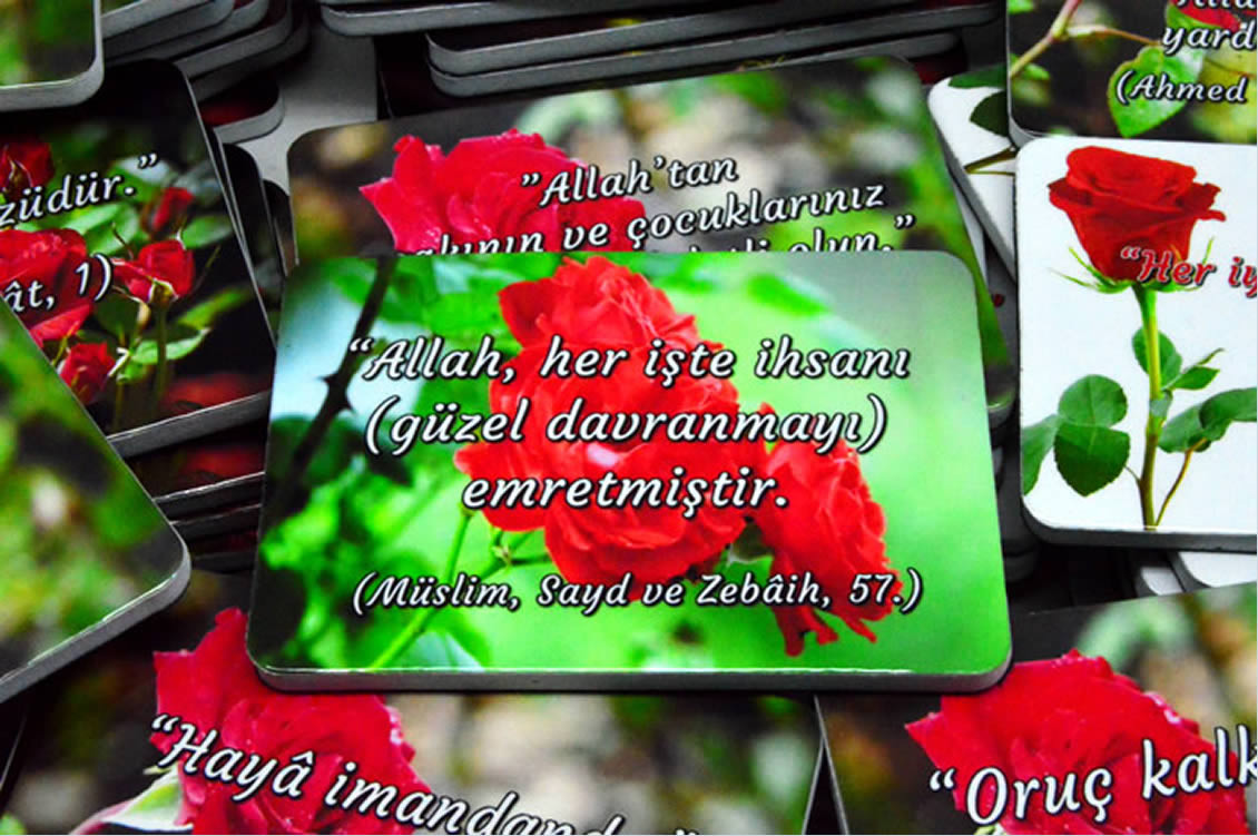 40 Hadisli Buzdolabı Magneti