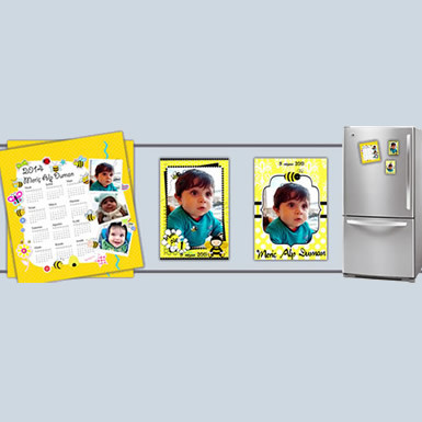 Meriç Alp in 1.Yaş Arı Konseptli Magnetleri