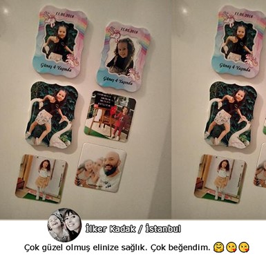 Unicorn Kız Bebek Magnetleri