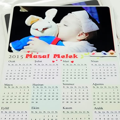 Masal Bebeğin 2015 Magnet Takvimi